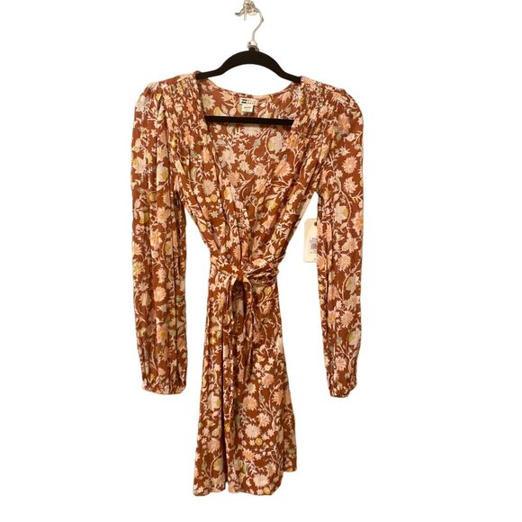 NWT BILLABONG Spring Romance Mini Wrap Dress, size Medium/10 - Picture 2 of 7